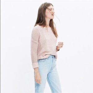 Madewell Marled Plaza Pullover Sweater - Small